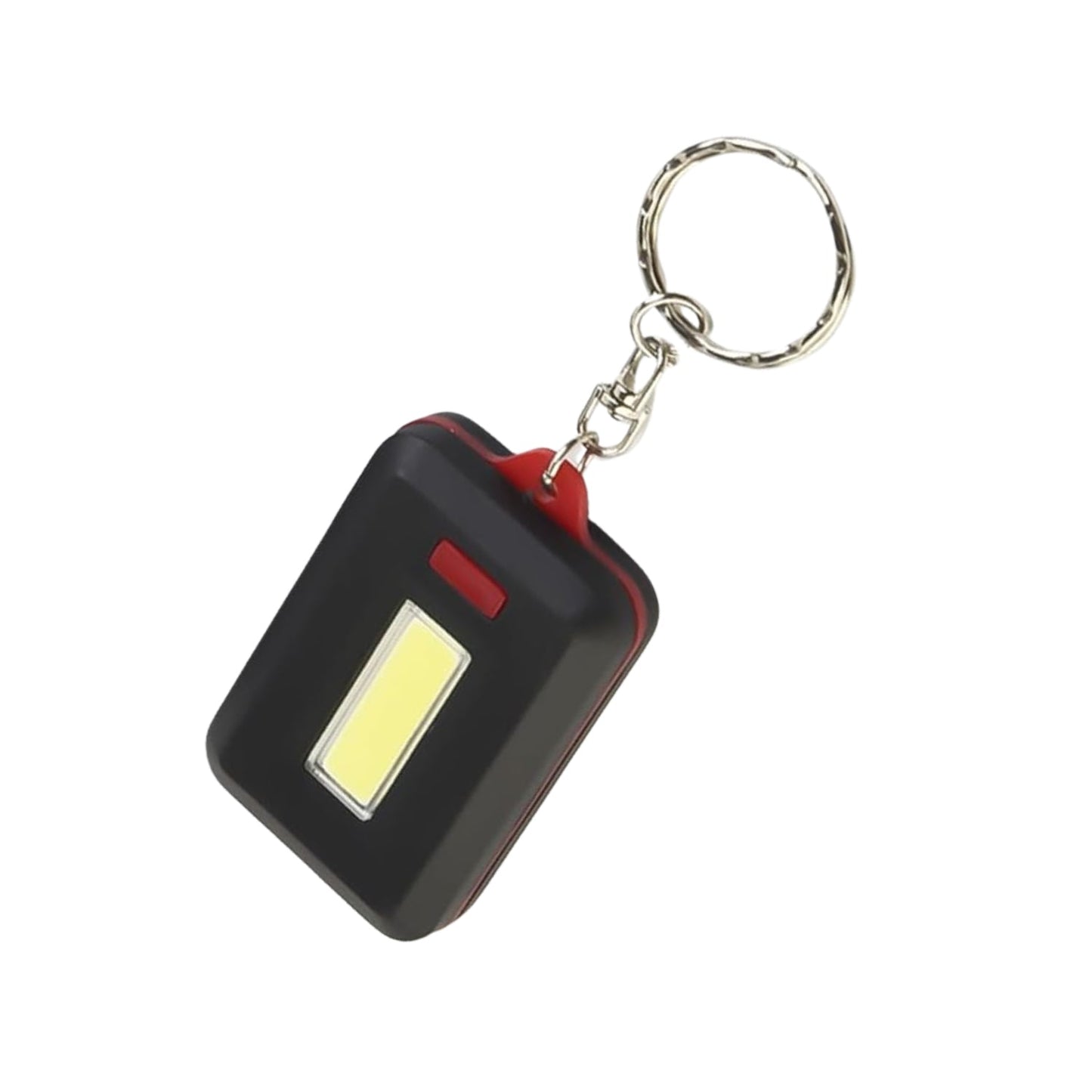 LED Keychain COB Light with Hook & Loop Sticker 3 Light Modes (1 Pc)