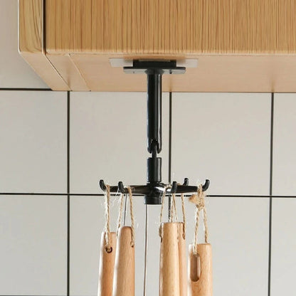 360° rotatable  hooks for hanging (Pack of 2) (Brown Box)