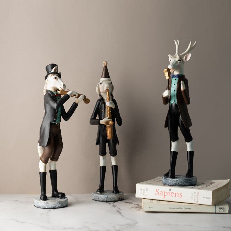 The Gala Band Home DÃ©cor Figurines (Set of 3)
