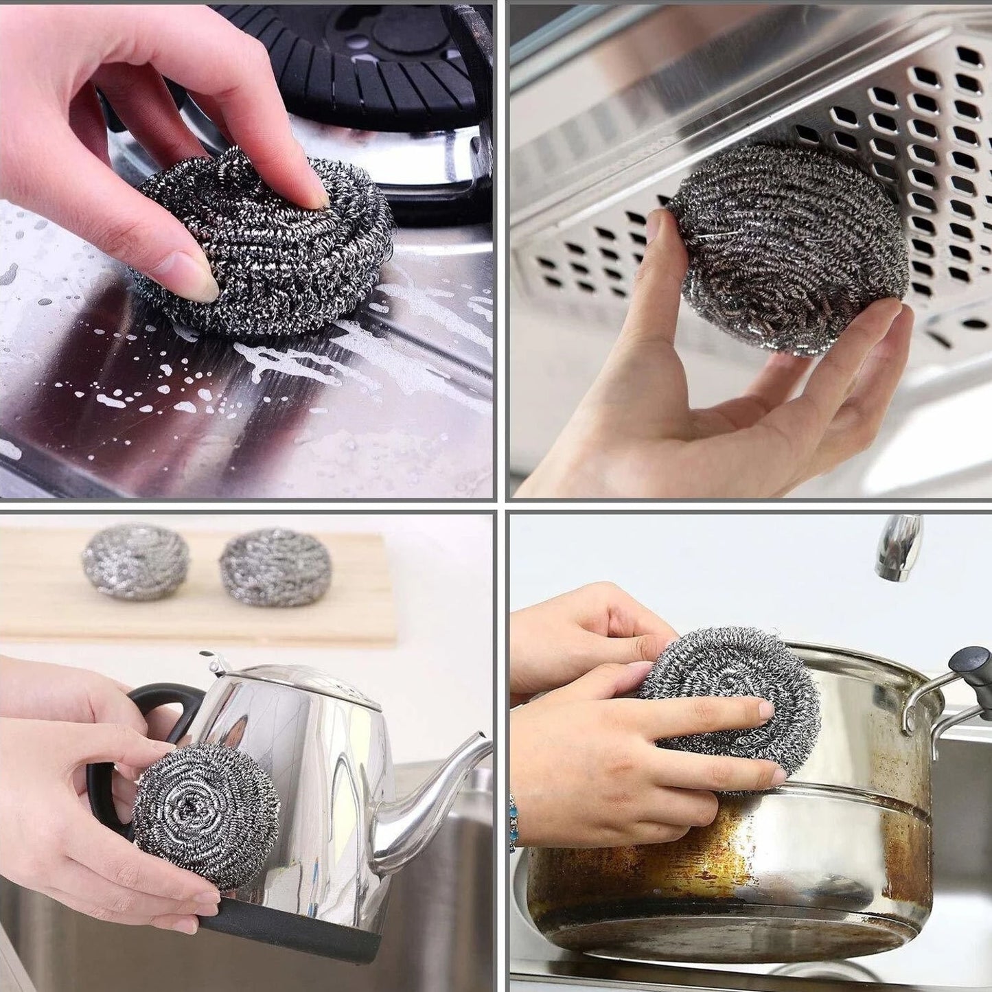 Stainless Steel Scrubber for Kitchen (1 Pc, 25 Gm)